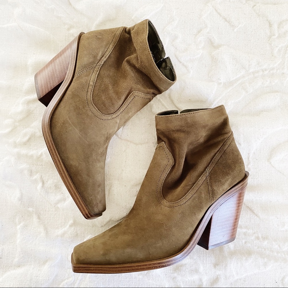 Vince Camuto Tan Ankle Boots